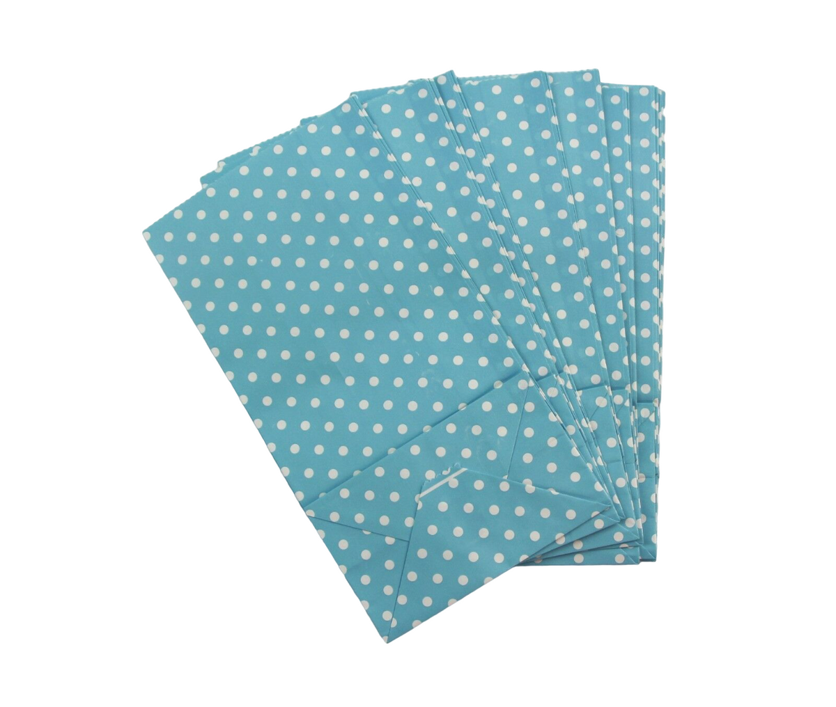 10 x Paper Lolly Bags Large 23Cms Wedding Birthday Gift Polka Dots