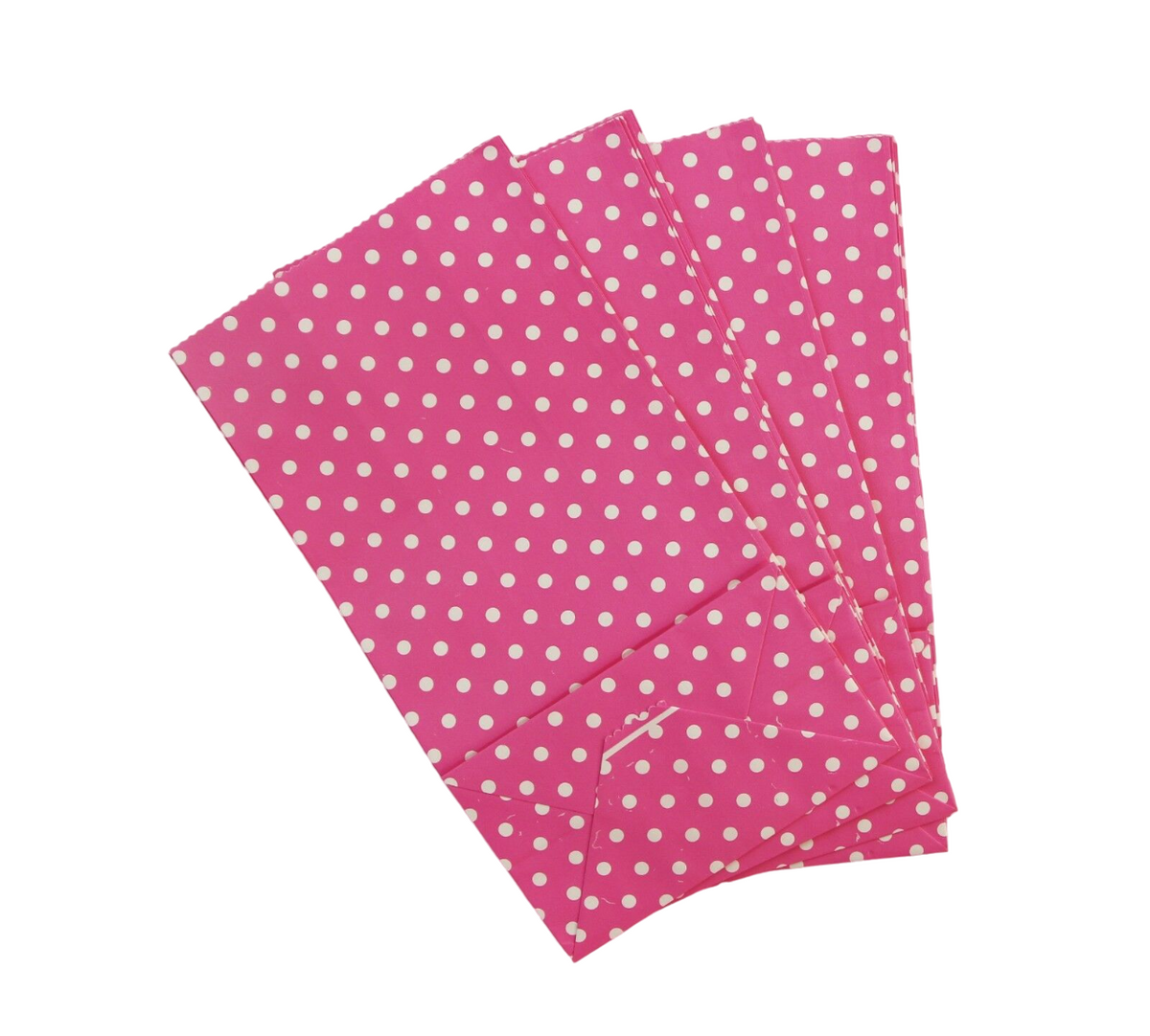 10 x Paper Lolly Bags Large 23Cms Wedding Birthday Gift Polka Dots