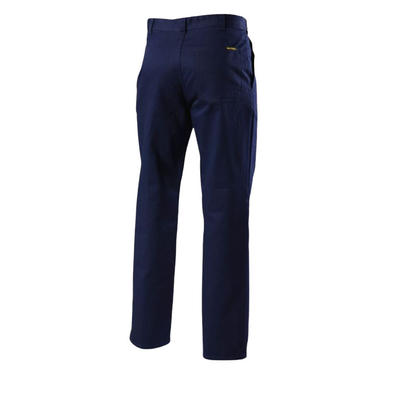 2 x Mens Hard Yakka Drill Work Pant Cotton Navy Pants Y02501