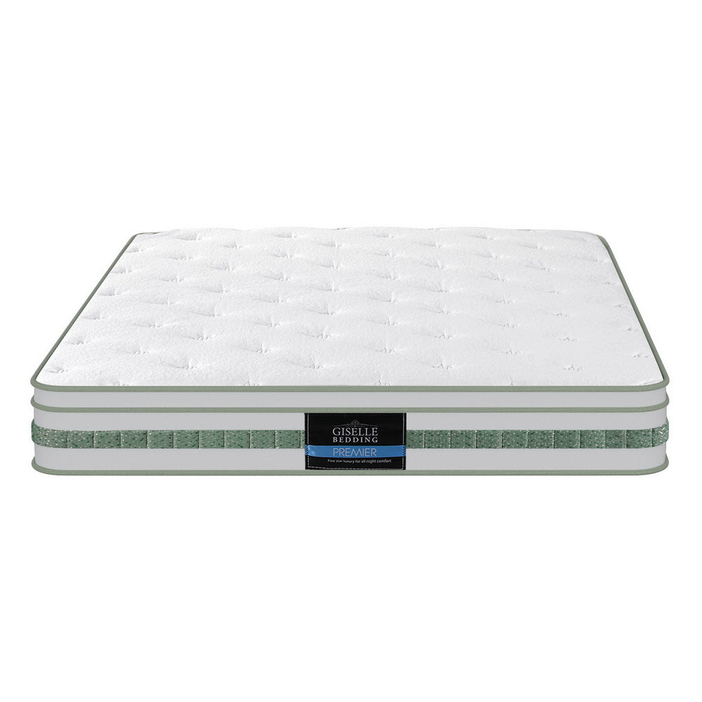20cm Giselle Mattress Queen Green Tea Mattresses