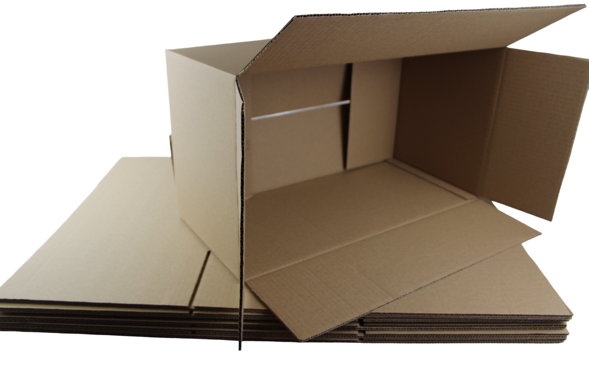 25 X Cardboard Flat-Packed Removalist Boxes Packing Storage Moving Cartons
