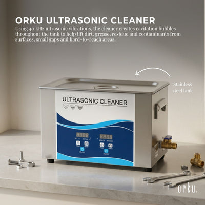 Orku 4.5L Ultrasonic Jewellery Cleaner Professional Machine + Digital Timer