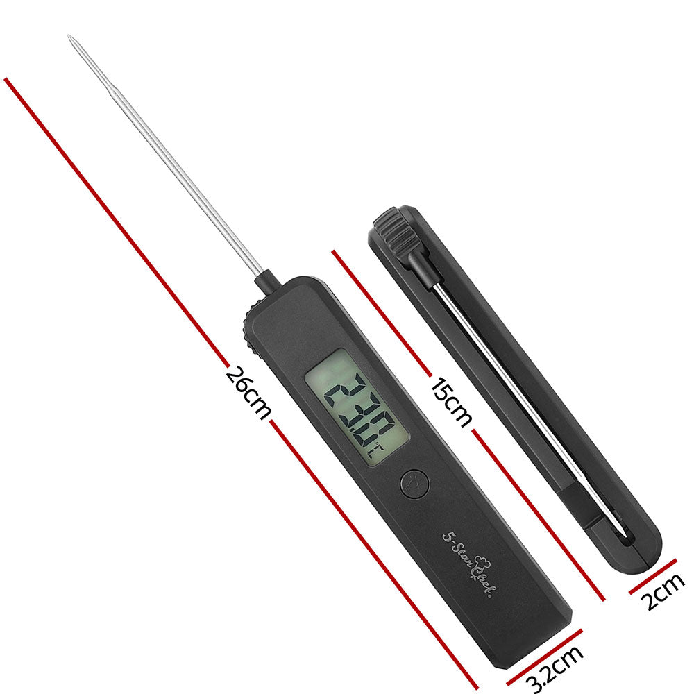 5-star Chef Food Thermometer BBQ Meat Instant Read Cooking Fast Smoker Jam Pizza