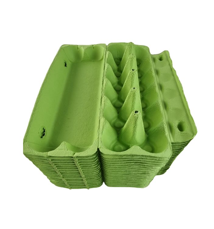 75 X Lime Green Full Dozen Carton 12-Egg Recyclable Egg Cartons