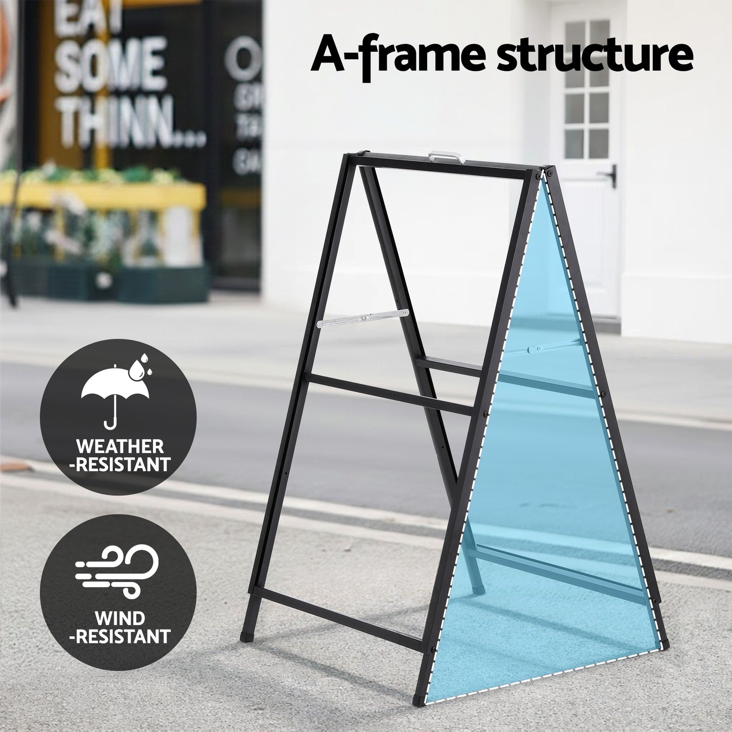 A1 Frame Sign Stand Double Sided Poster Display Board Outdoor Advertising 60x90cm