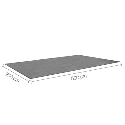 Weisshorn 5x2.5M Annex Matting 600GSM Floor Mats Hollow Design Mesh Caravan