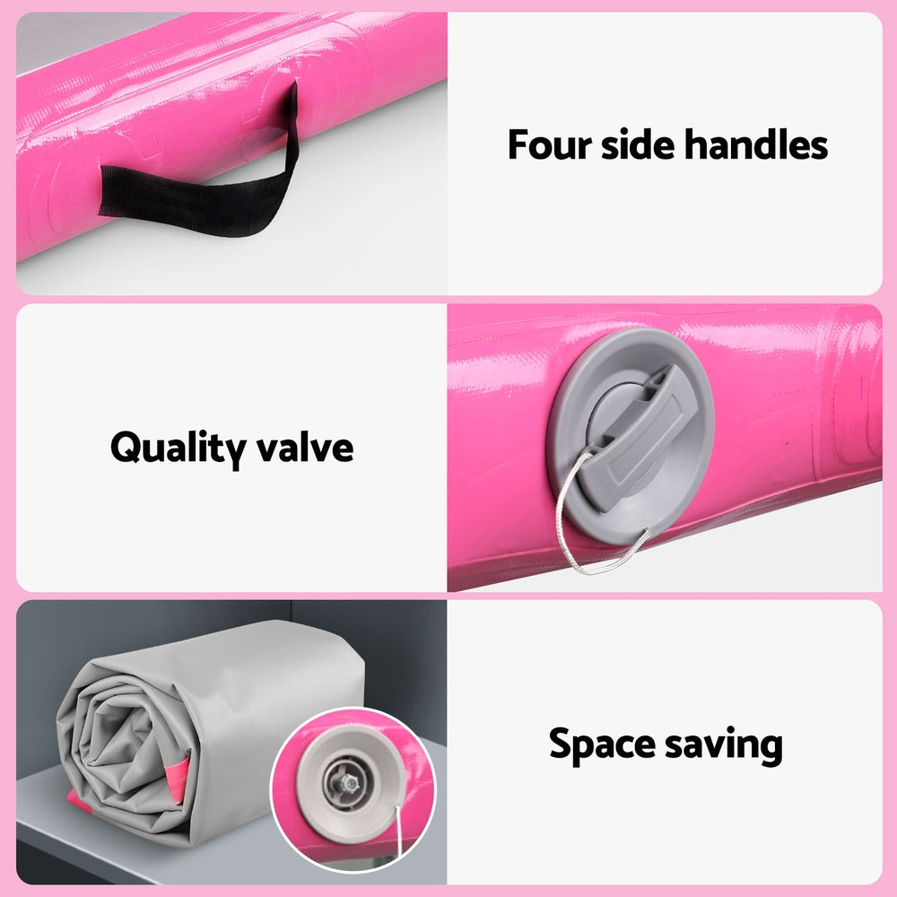 Everfit 4X1M Airtrack Inflatable Air Track Tumbling Mat W/Pump Floor Gymnastics