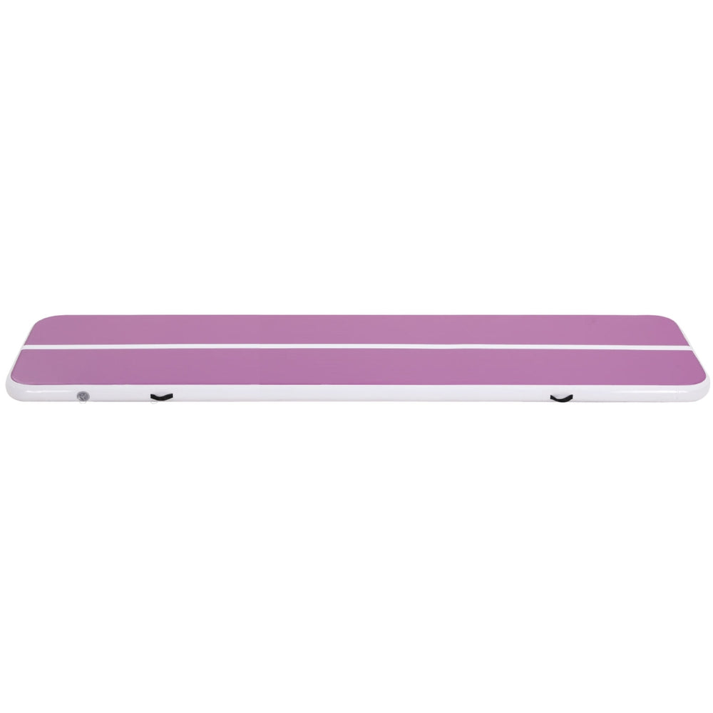 Everfit 4M Air Track Gymnastics Tumbling Exercise Yoga Mat W/ Pump Inflatable Purple