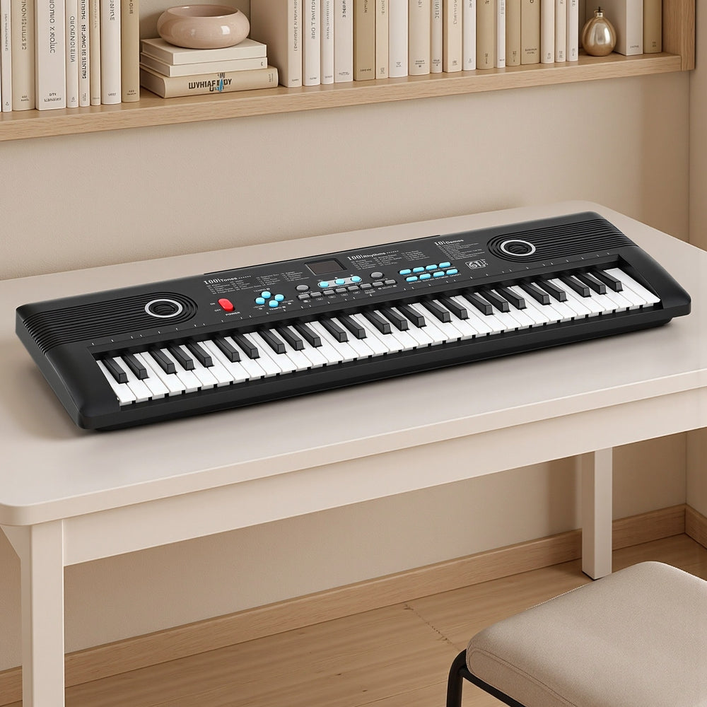 Alpha 61-Key Digital Piano Keyboard Electric Kids Gift Black