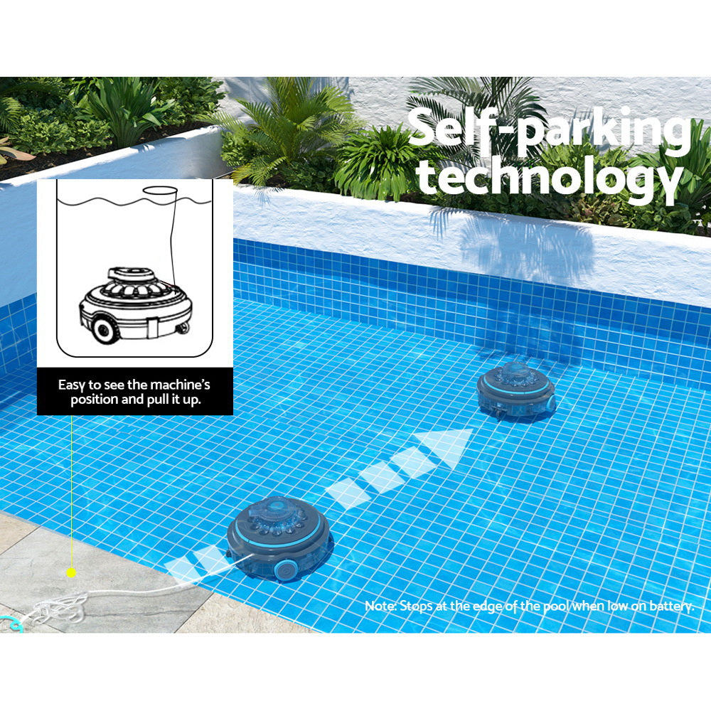 Aqua Buddy Robotic Pool Cleaner Automatic Vacuum Robot Swimming Cordless