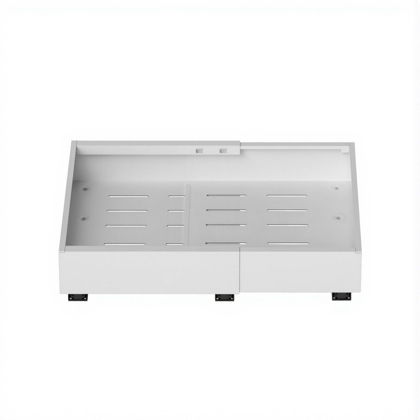 Artiss 2 Pack Pull Out Drawers for Cabinets Expandable Cabinet Organizer White