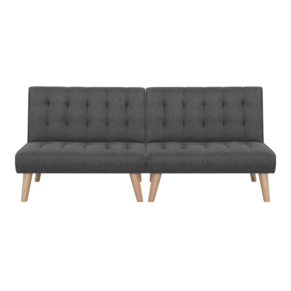 Artiss 2x Sofa Bed Couch Single Seater Fabric Grey