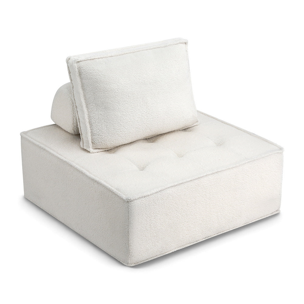 Artiss 3 Floor Sofa Lounge Chair with Pillow