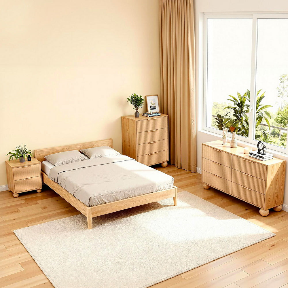 Artiss 4 Chest of Drawers Dresser Tallboy Pine