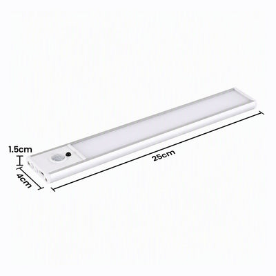 Artiss 4-Pack 25cm Motion Sensor Under Cabinet Lights, LED Closet Light with 5 Colors Dimmable