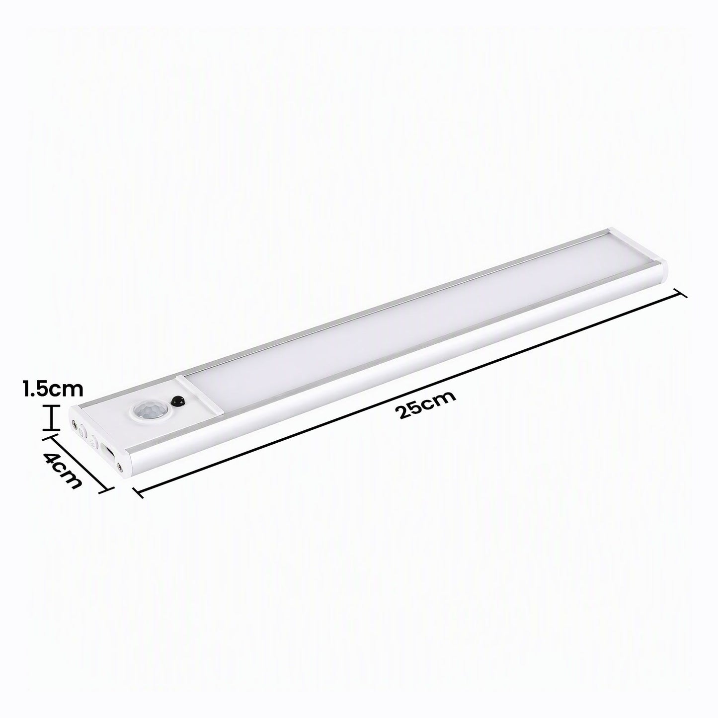 Artiss 4-Pack 25cm Motion Sensor Under Cabinet Lights, LED Closet Light with 5 Colors Dimmable