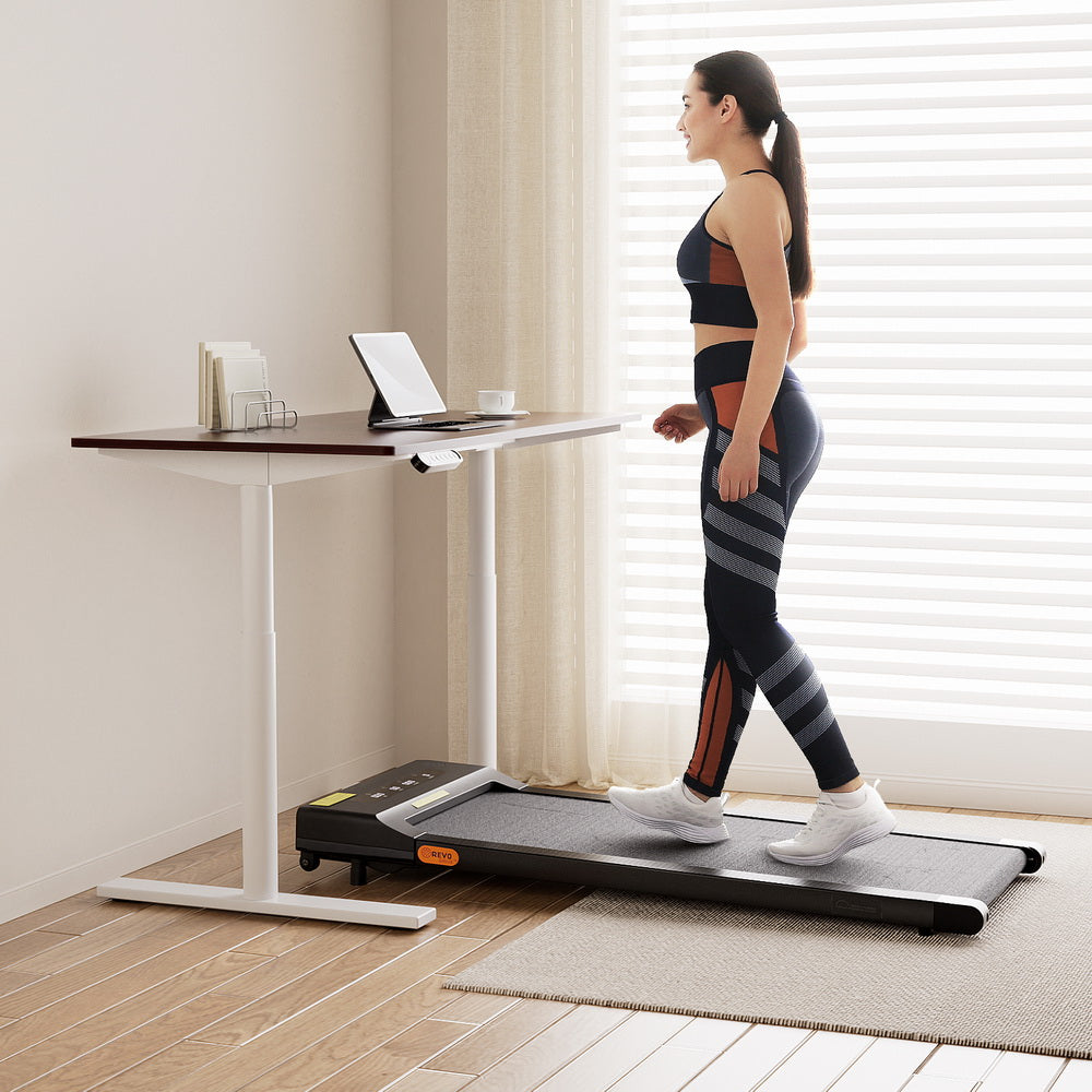 Artiss 400mm Treadmill Electric Walking Pad with 120cm Automatic Standing Desk