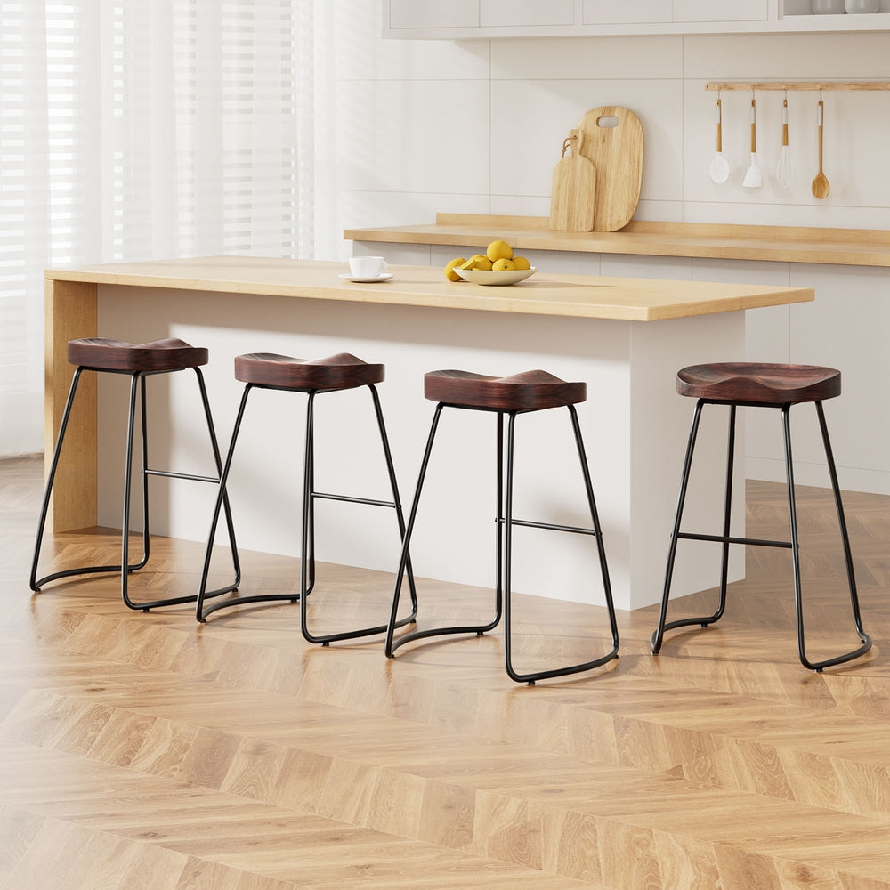 Artiss 4x Bar Stools Tractor Seat 65cm