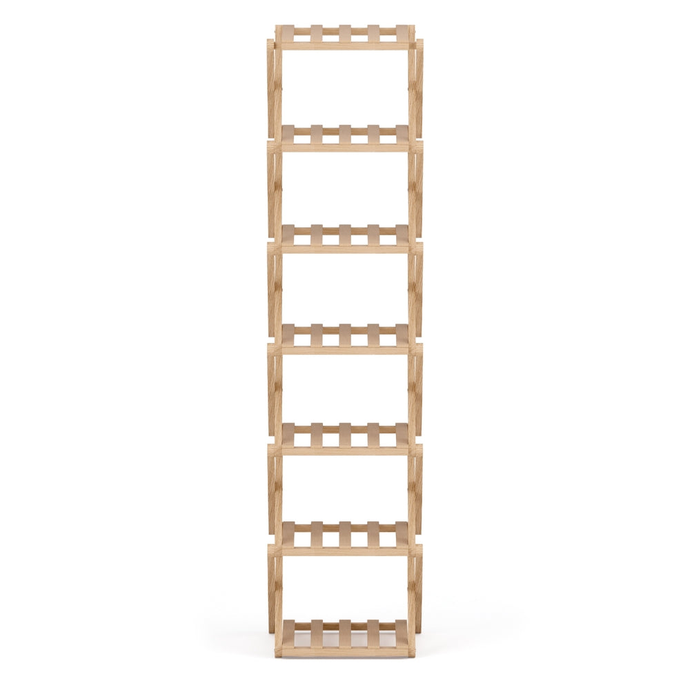 Artiss 7 Tier Bamboo Foldable Shoe Rack Organizer Entryway