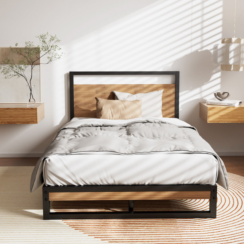 Artiss Bed Frame Metal Bed Frame DANE - King Single
