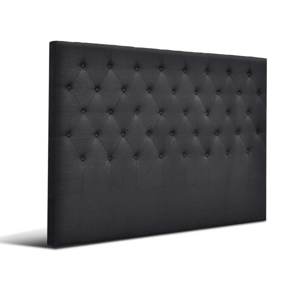 Artiss Bed Head Headboard King Size Fabric - CAPPI Charcoal
