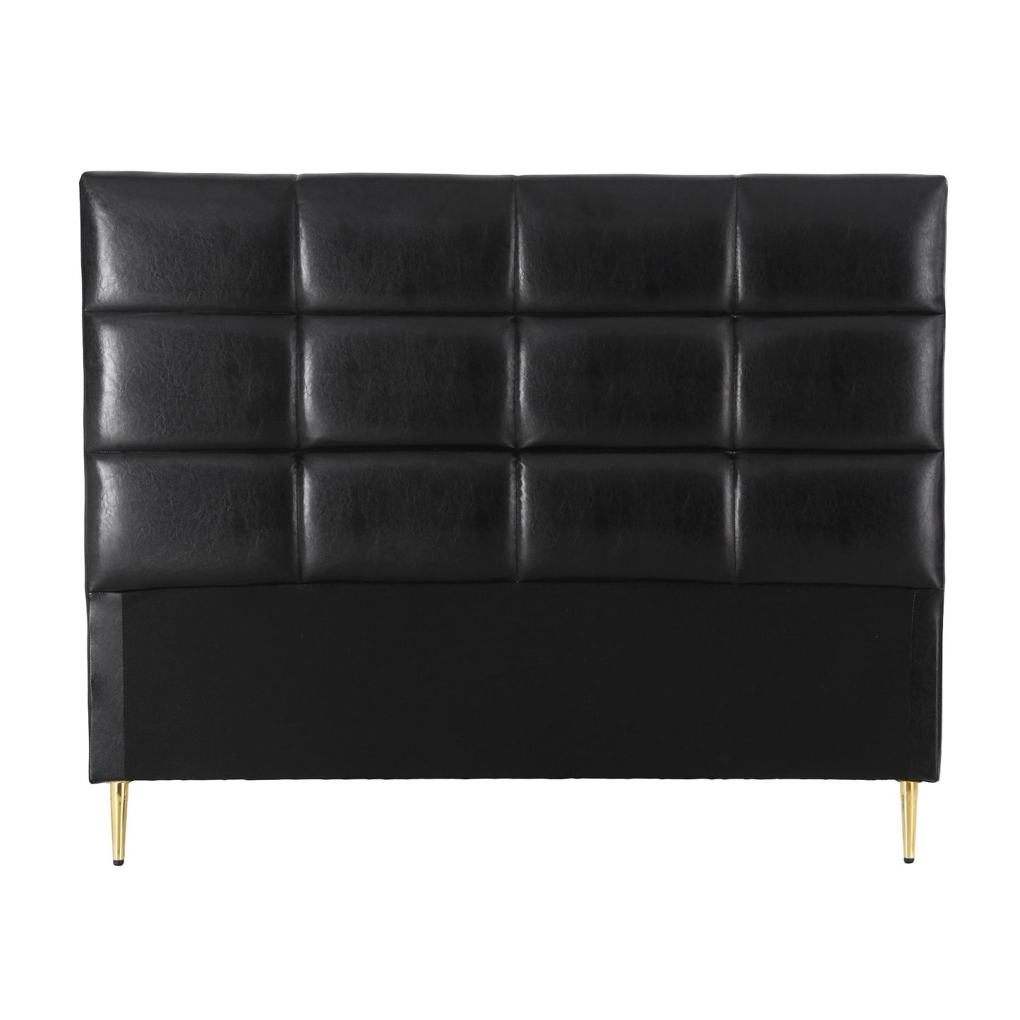 Artiss Bed Headboard Queen Bedhead PU Leather Black