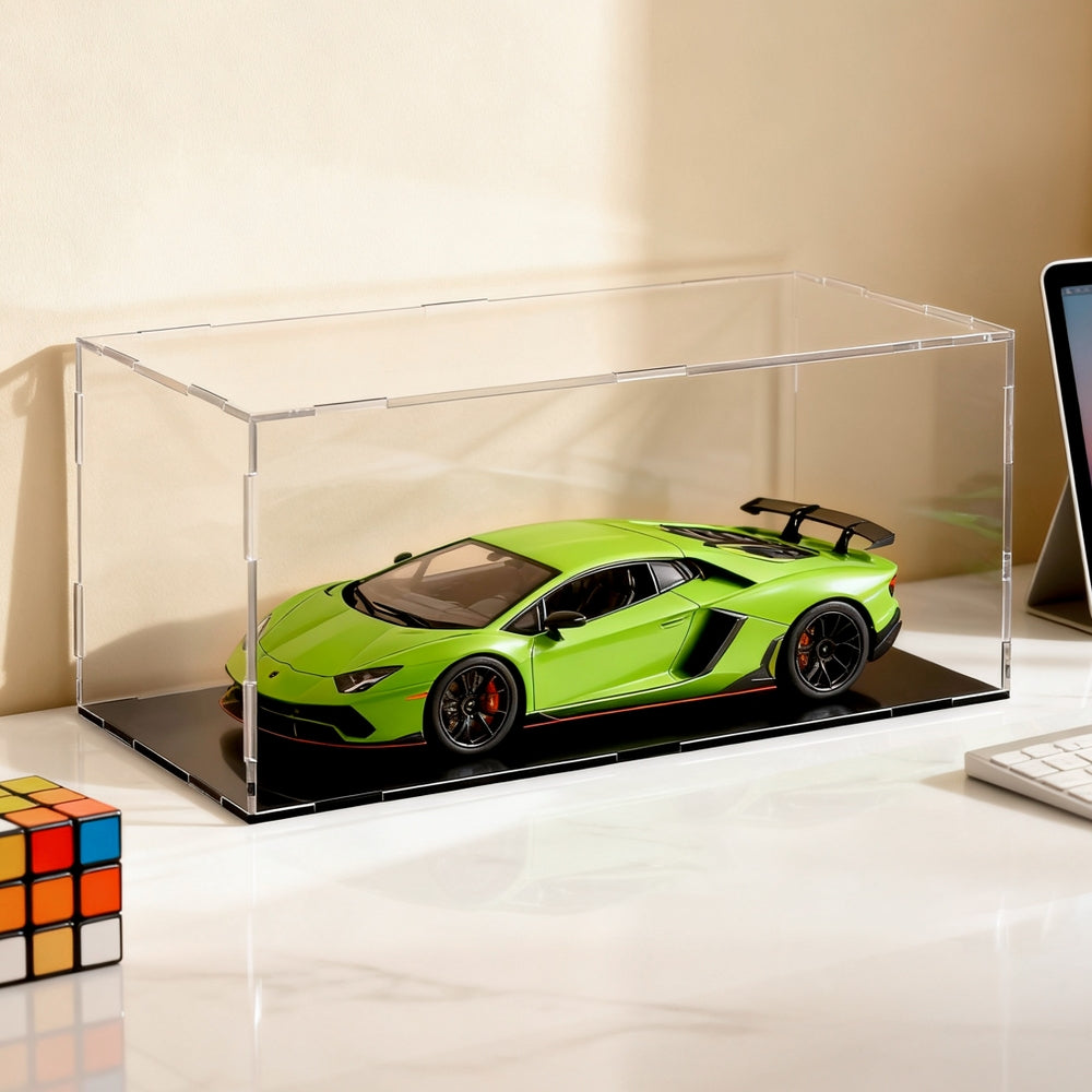 Artiss Clear Acrylic Display Case Dustproof Protection Box For Car Toys 15CM