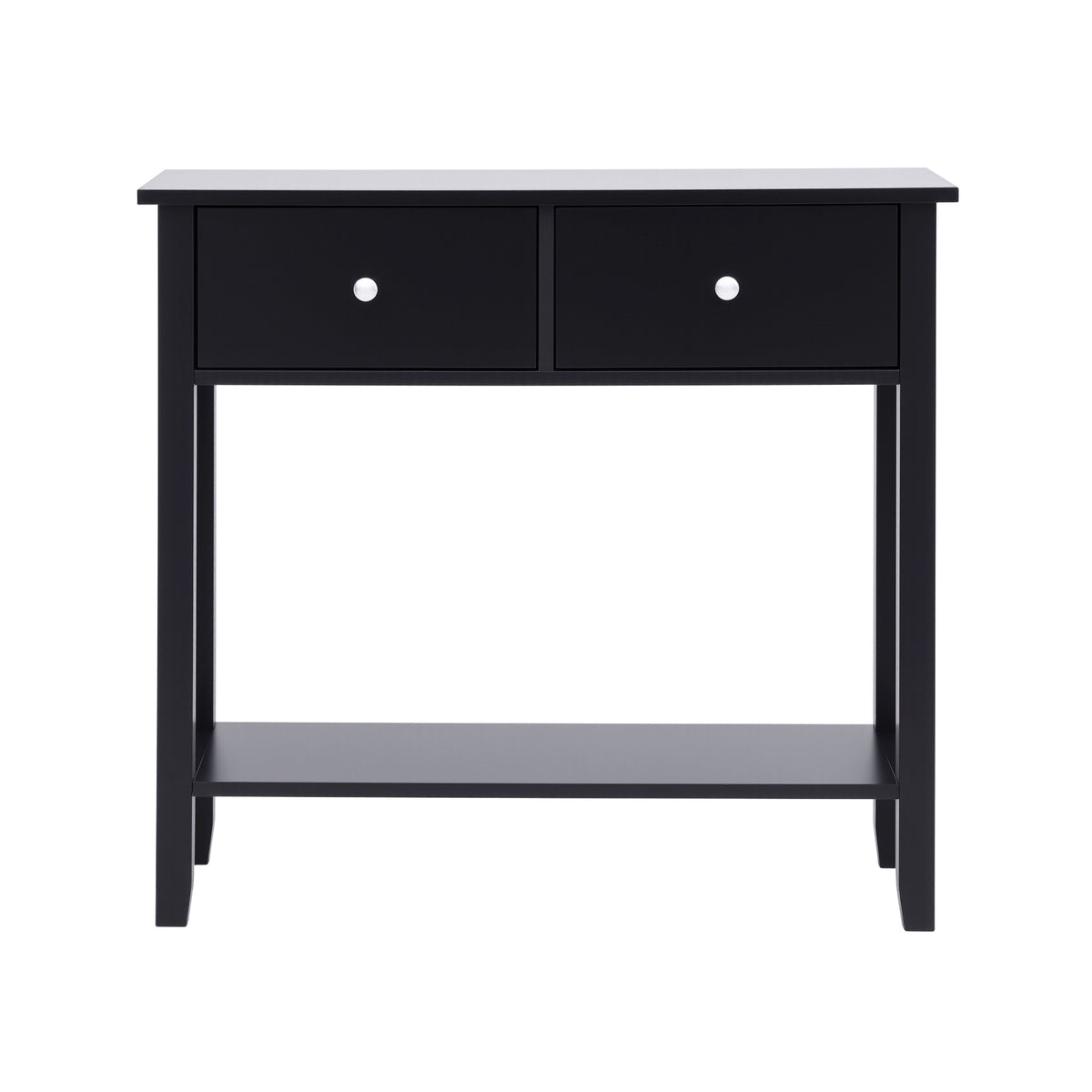 Artiss Console Table Hallway Sofa Entryway Entrance 2 Drawers 80CM Black