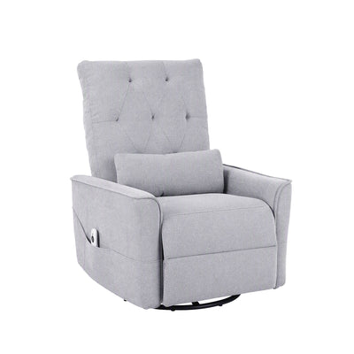 Artiss Electric Massage Recliner Chair with 270° Swivel & Heat, Grey