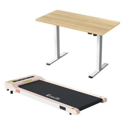 Artiss Electric Treadmill with 140cm Automatic Standing Desk Walking Pad 360mm