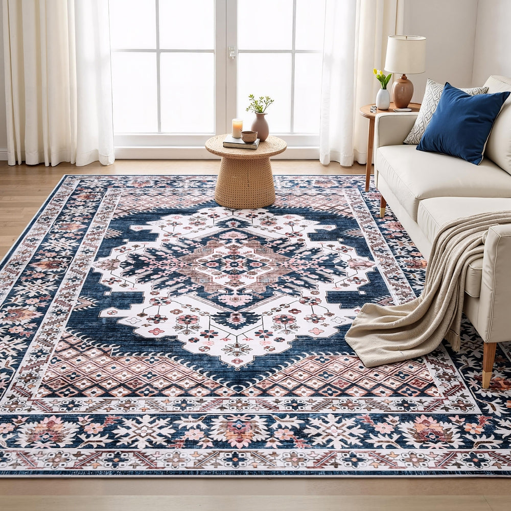 Artiss Floor Rug 240x340cm Large Washable Persian Area Rug Living Room Carpet