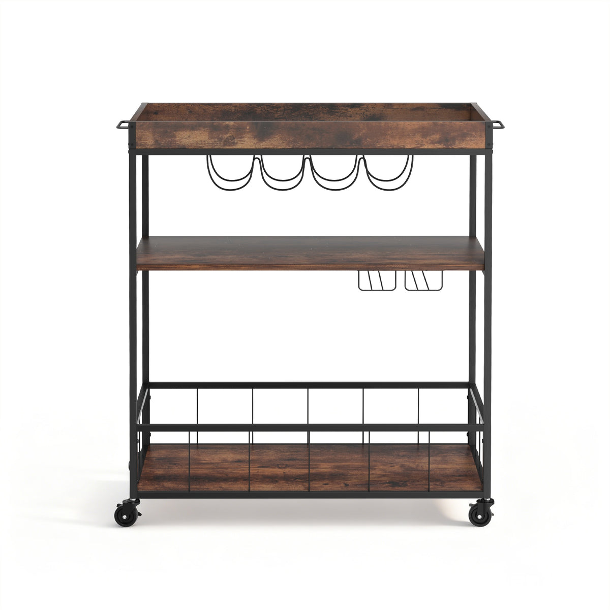 Artiss Kitchen Island Rolling Serving Cart