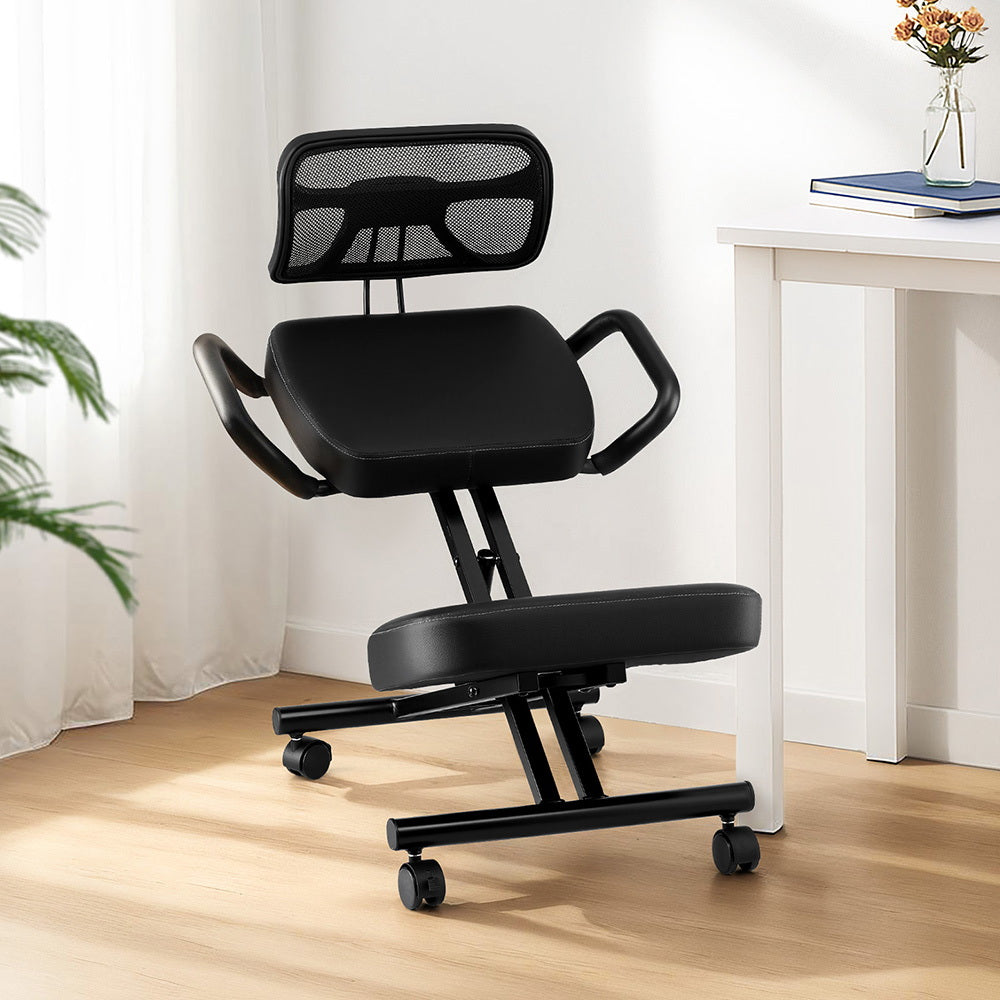 Artiss Kneeling Chair Ergonomic Office Home Knee Seat Posture Back Stretch Rest