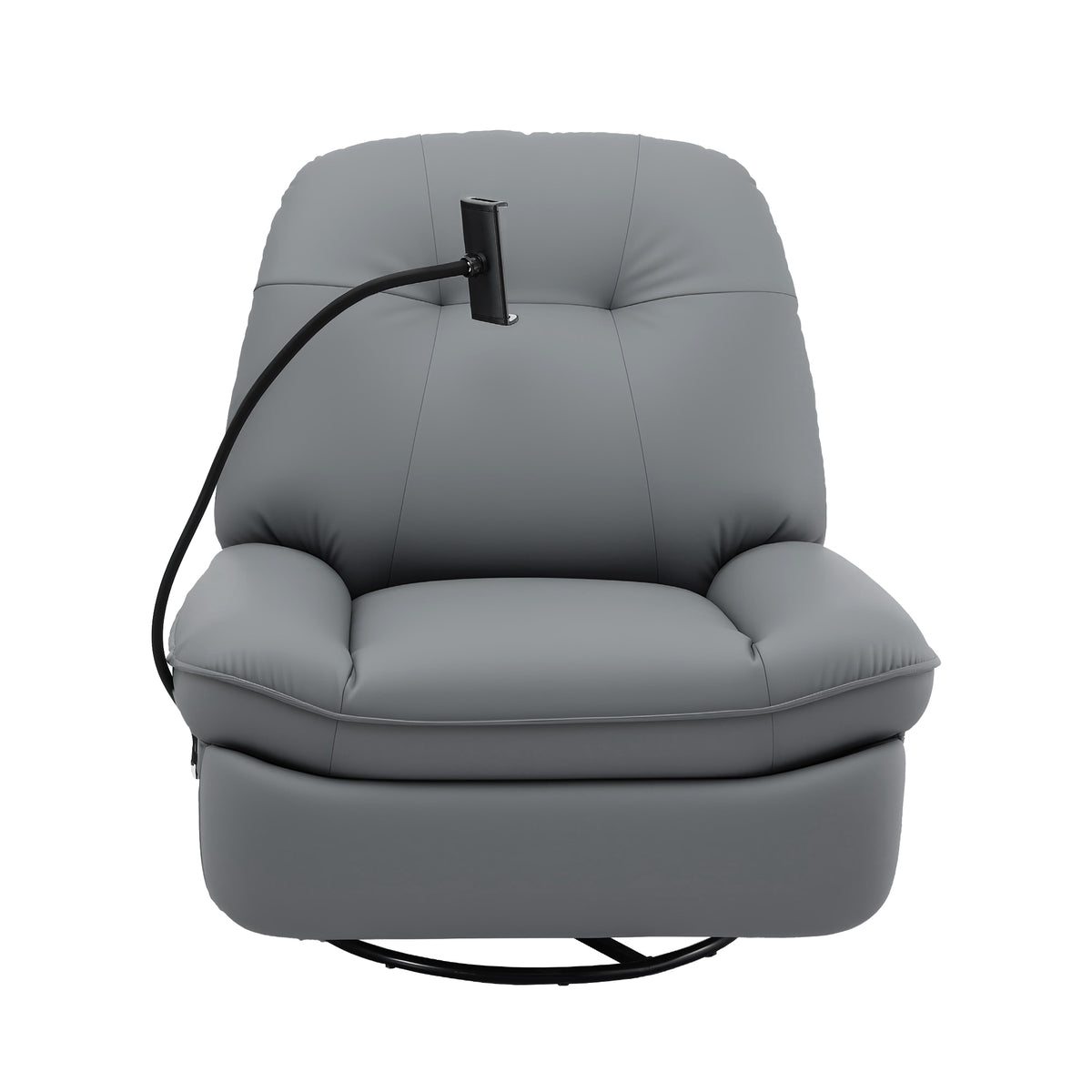 Artiss Manual Swivel Rocker Recliner with USB Ports Rocking Chair Nursery Sofa Lounge