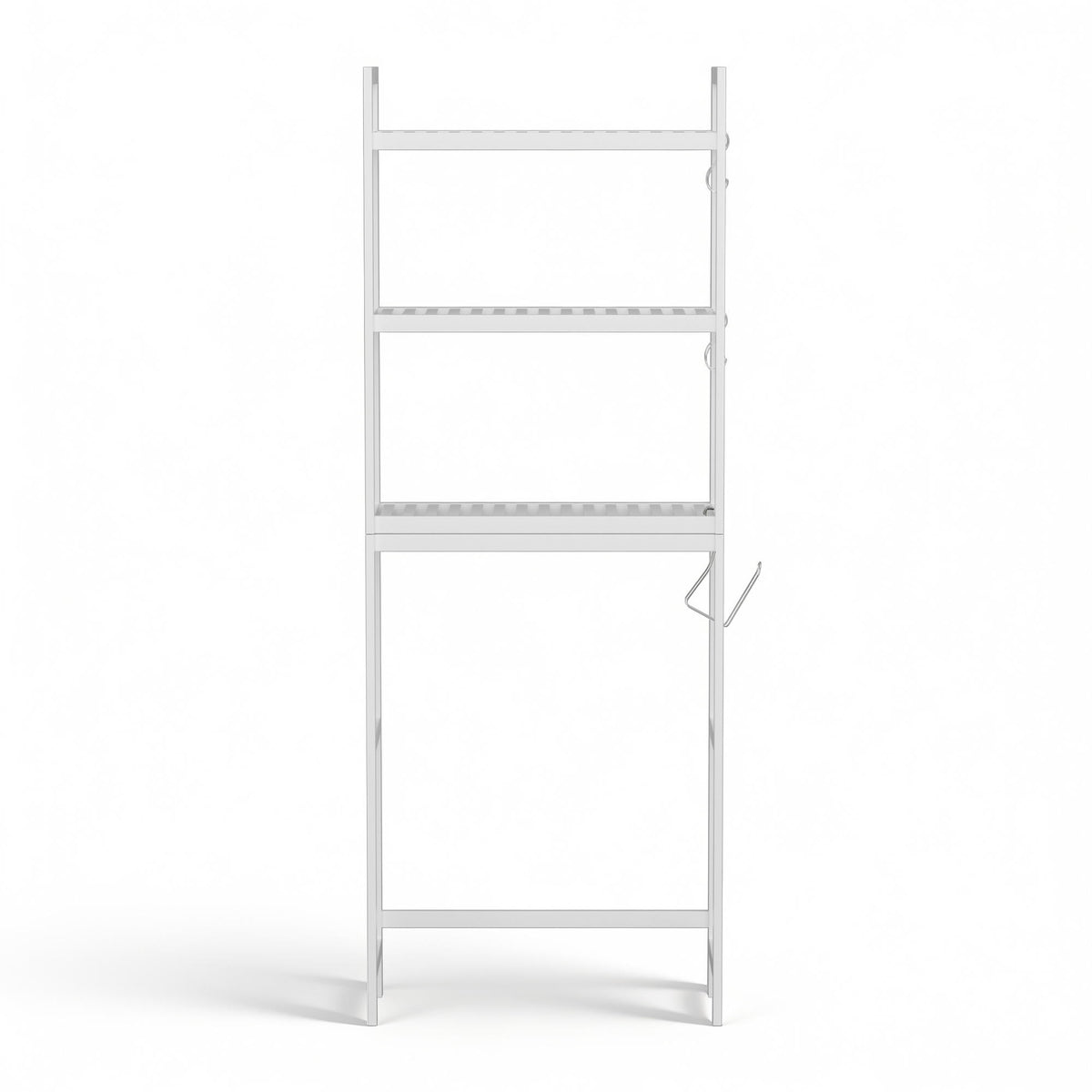 Artiss Over Toilet Storage Bathroom Rack Space Saving 3 Tier Organiser White