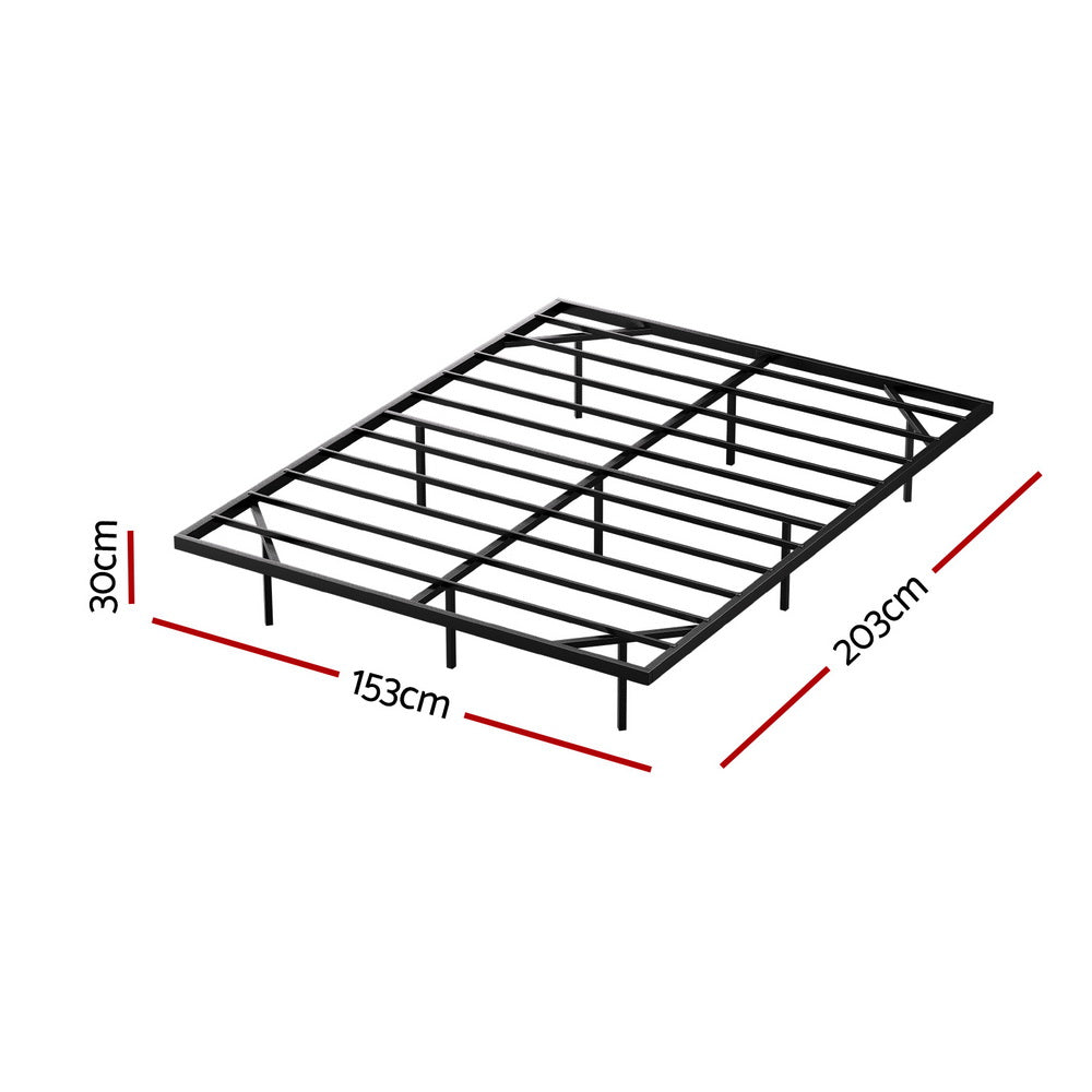 Artiss Queen Bed Frame,Floating Metal Bed Frame with Smart LED Lights - Sturdy Metal Platform Bed Base, Silent Design, Tool-Free Assembly, 300KG Capacity for Home/Hotel/Master Bedroom?
