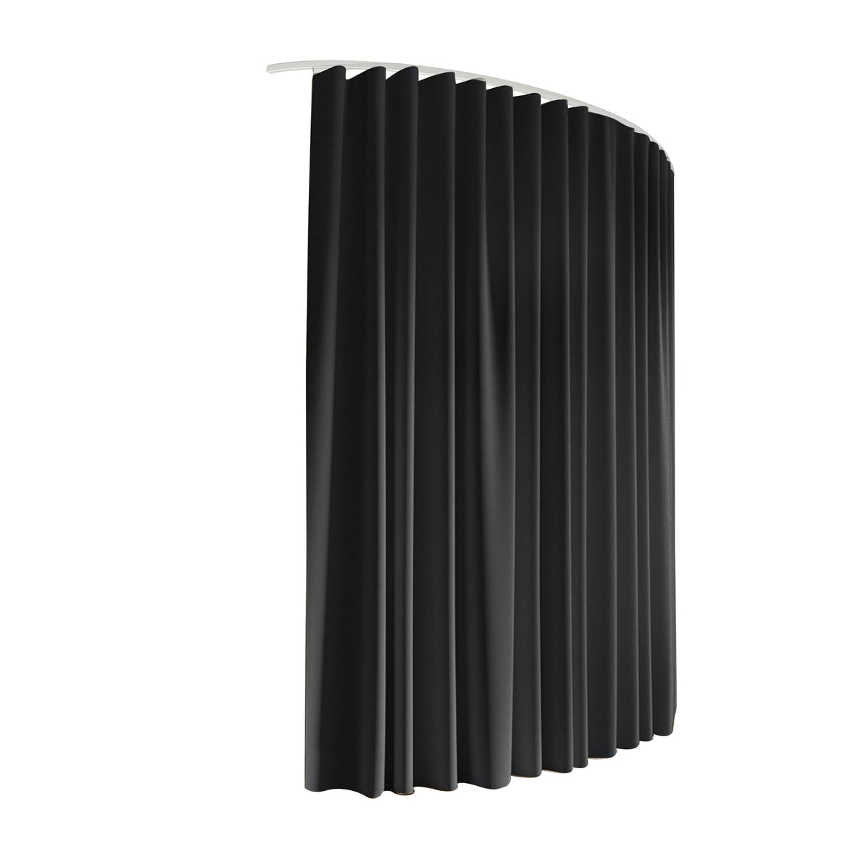 Artiss Room Divider Curtain Ceiling Mounted Track Sets Flexible Black