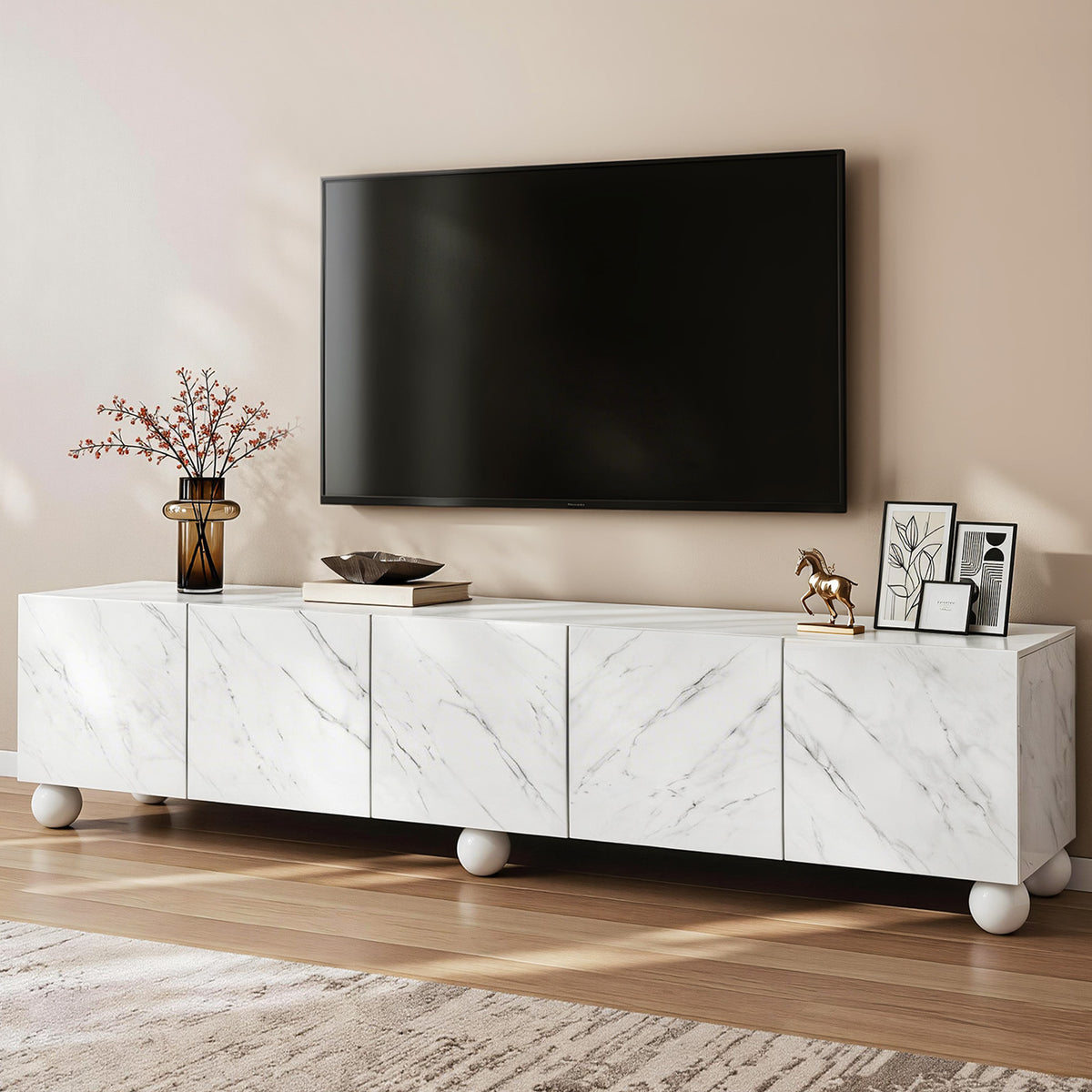 Artiss TV Unit Entertainment Unit Storage Cabinet 200cm White