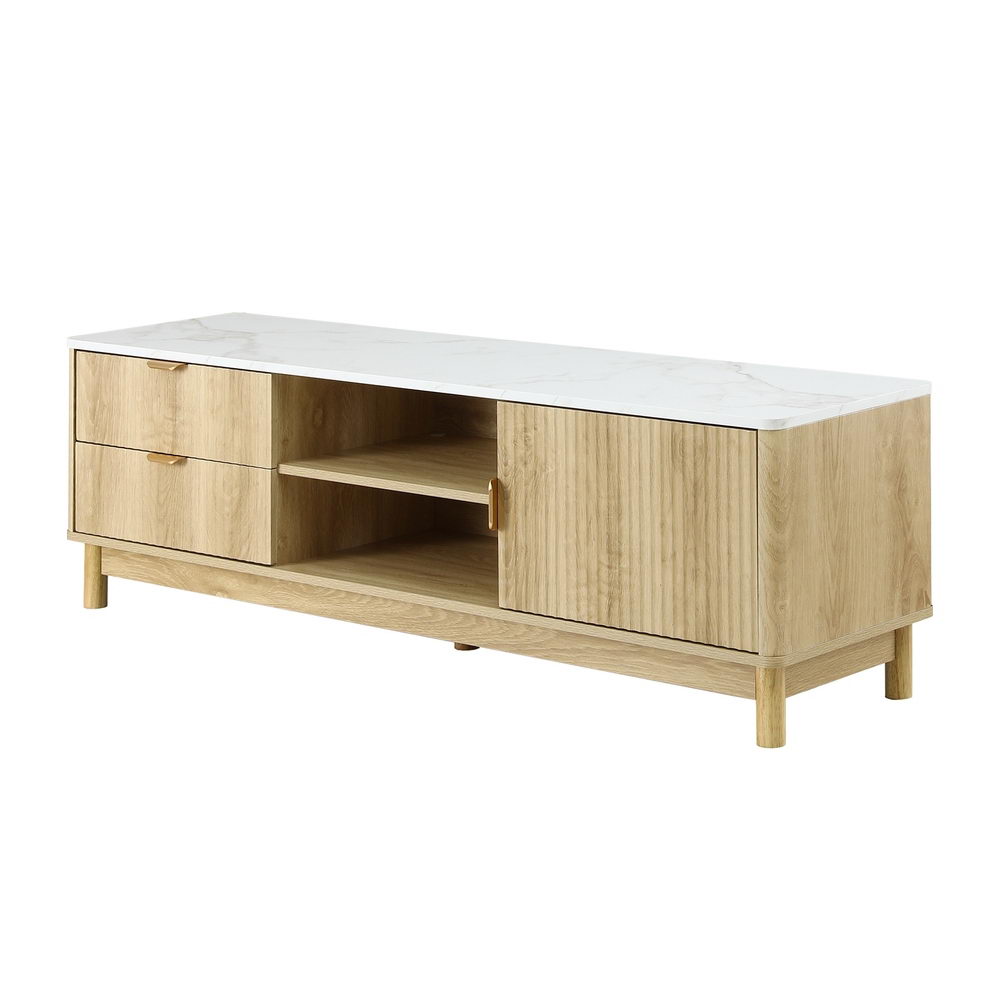 Artiss TV Unit Entertainment Unit Storage Drawer Shelf 150cm Pine