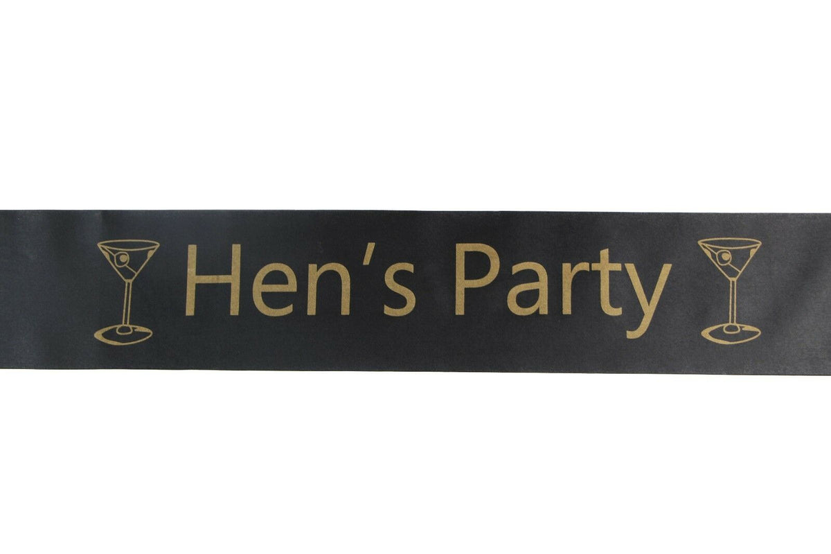 Bridal Hens Night Sash Party Bride Maid Of Honour Bridesmaid Groom Mother Sashes