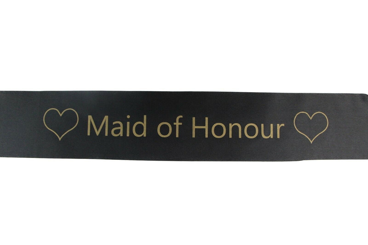 Bridal Hens Night Sash Party Bride Maid Of Honour Bridesmaid Groom Mother Sashes