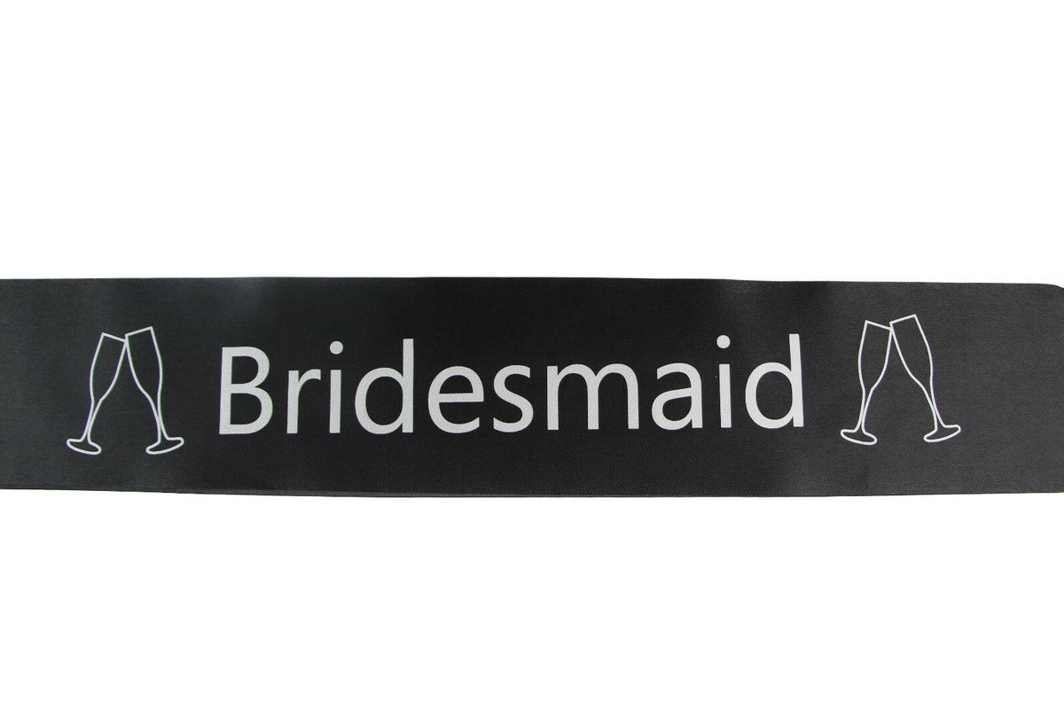 Bridal Hens Night Sash Party Bride Maid Of Honour Bridesmaid Groom Mother Sashes