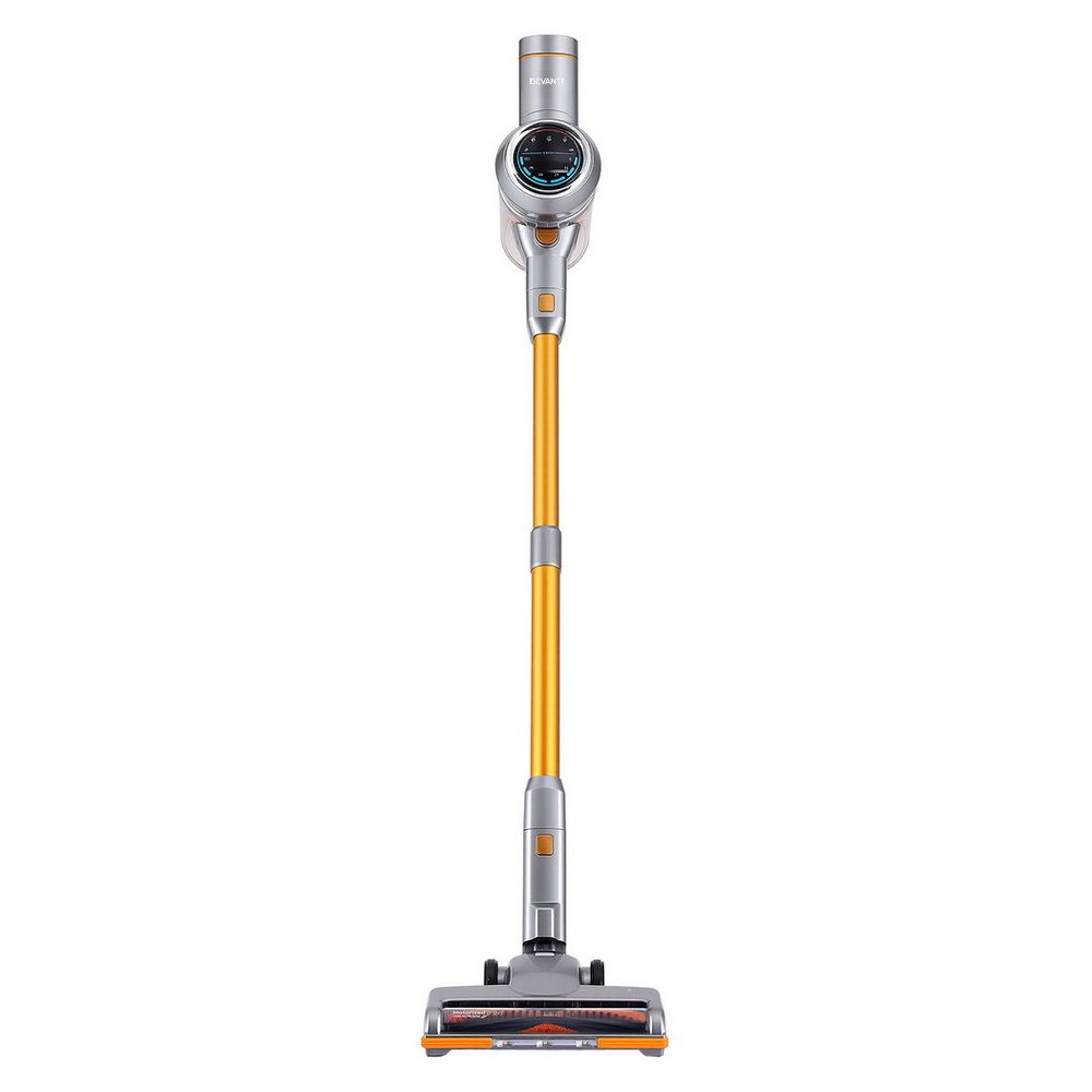 Devanti 300W Stick Vacuum Cleaner Cordless Self-Standing Golden
