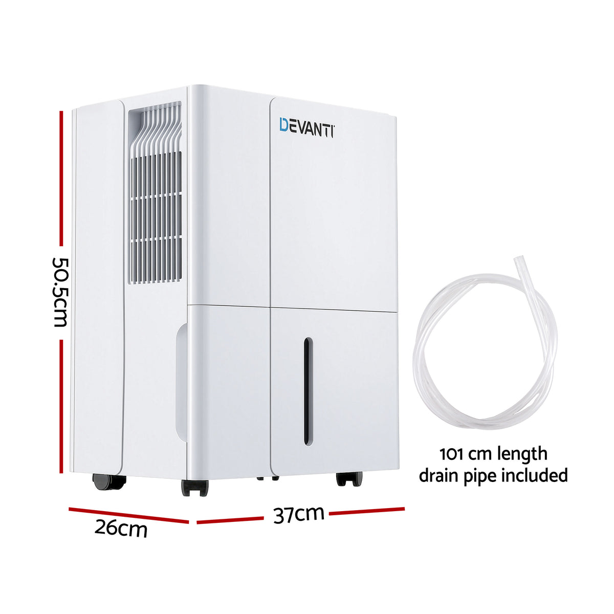 Devanti 30L/Day Dehumidifier Home Air Dryer Mould Moisture 4.7L Tank