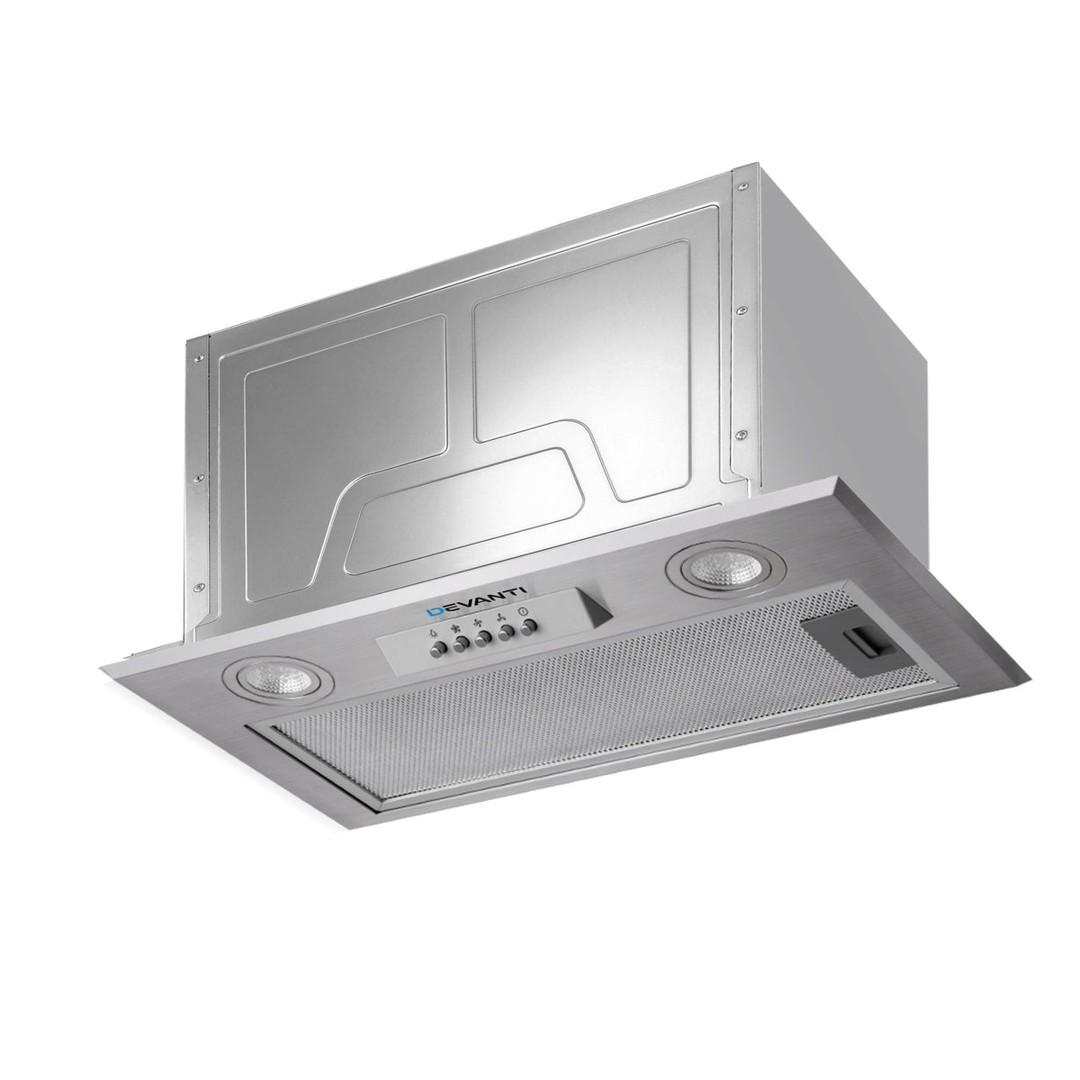 Devanti 520mm Range Hood 52cm Rangehood Stainless Steel