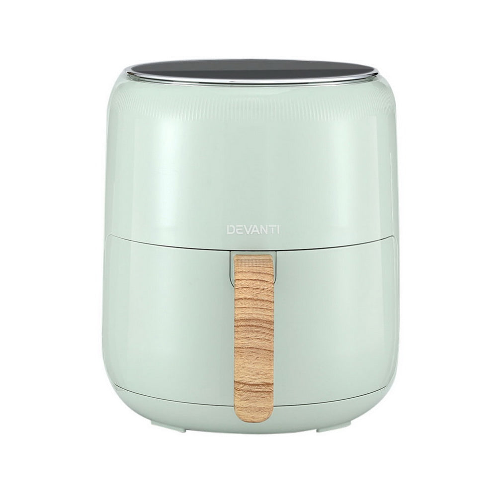 Devanti 5L Air Fryer Touch Control 1700W Green