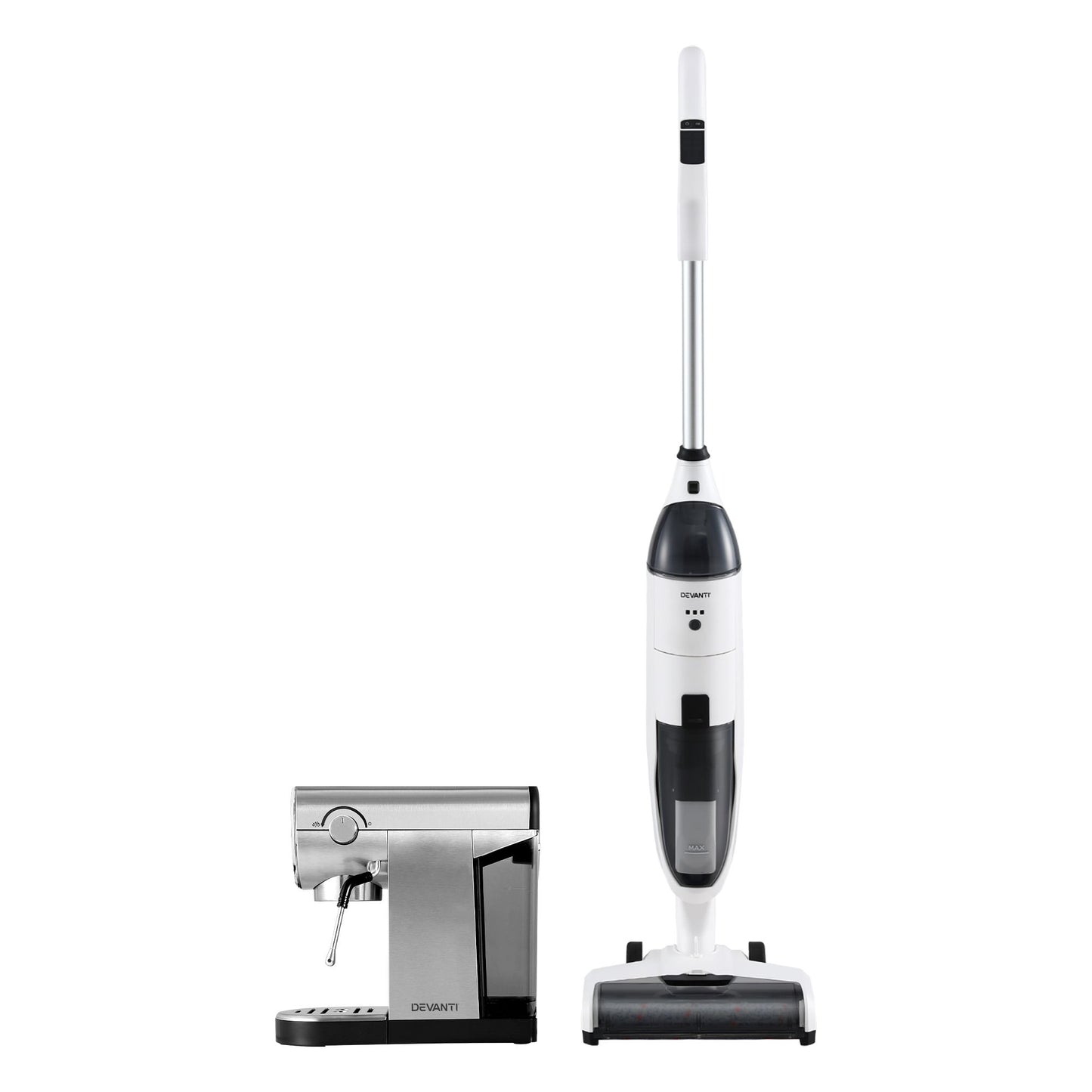 Devanti Cordless Wet Dry Vacuum Mop plus Coffee Maker Machine Espresso