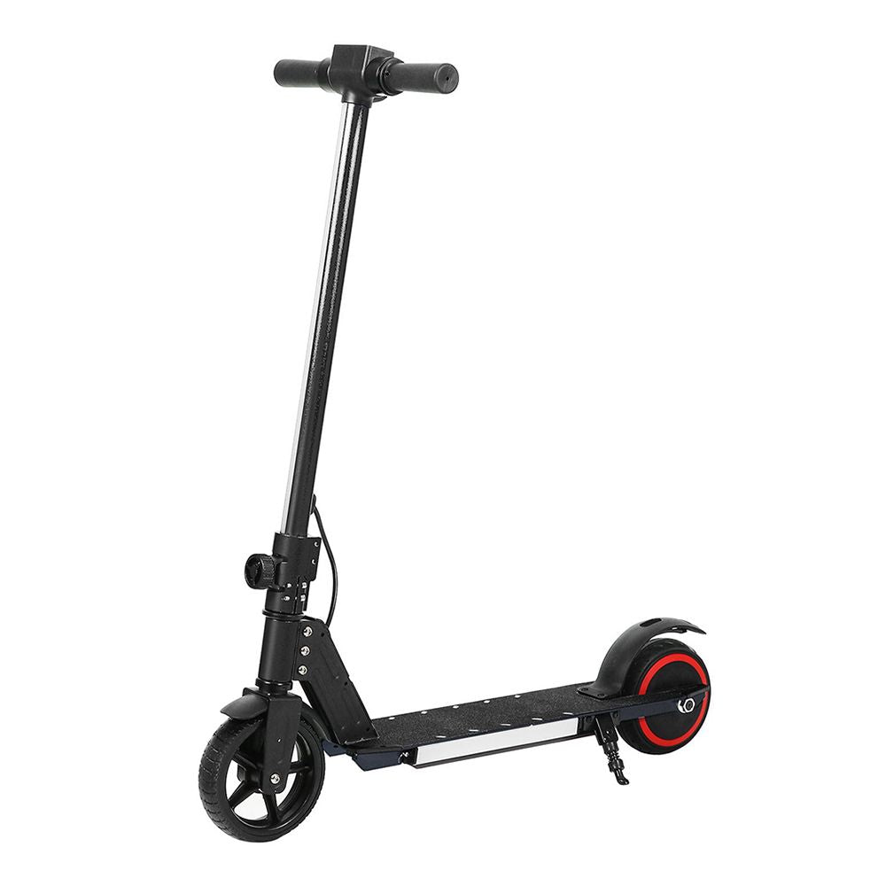 Electric Scooter 130W 16KM/H LED Light Folding Portable Riding Commuter Black