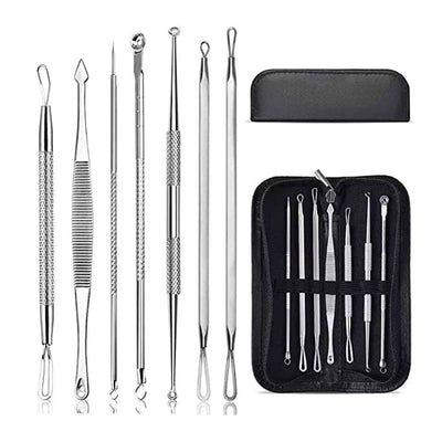 Ellie and Ruby 7pc Blackhead Remover Comedone Extractor Pimple Tool Kit