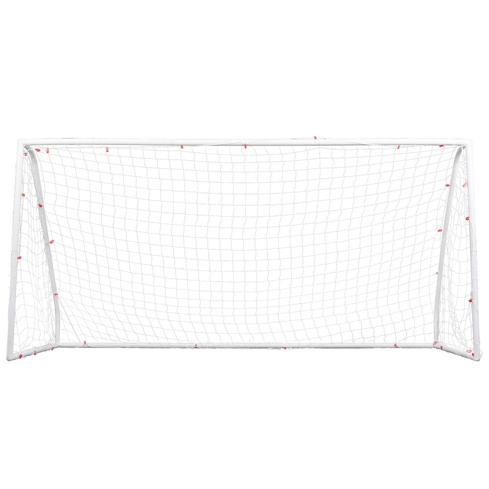 Everfit 12FT Soccer Football Goal Net UPVC Frame with PE Mesh Weatherproof Portable Goals for Backyard Training Competitive Play